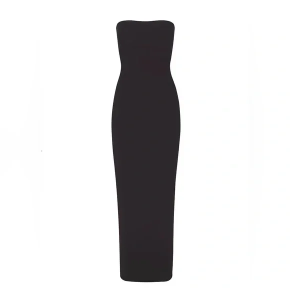SKIMS | Dresses | Skims Fits Everybody Tube Dress In Color Onyx Size Xs |  Poshmark